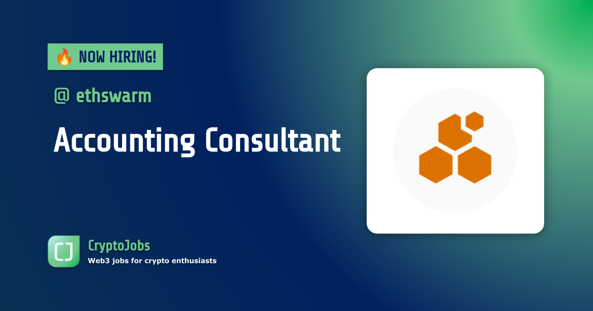 Accounting Consultant Job at Swarm Foundation