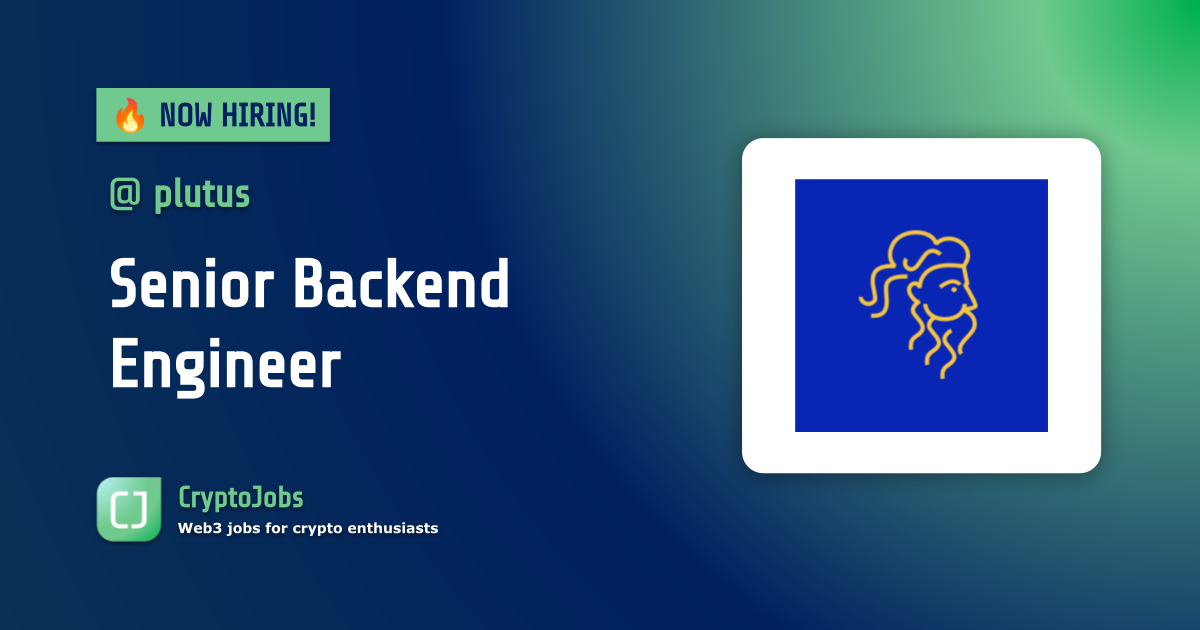 Senior Backend Engineer at Plutus | $65k-85k | Remote